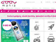 Tablet Screenshot of cool-mania.cz