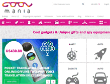 Tablet Screenshot of cool-mania.com